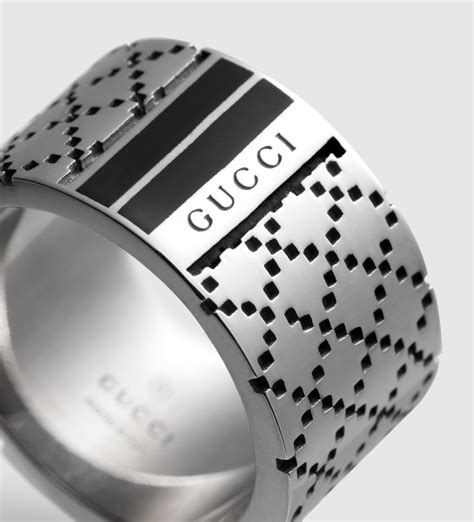 gucci men's jewellery|gucci siver irng men.